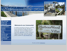 Tablet Screenshot of harbourwoodhoa.com